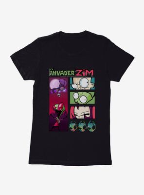 Nickelodeon Nick Rewind Invader Zim Grid Womens T-Shirt