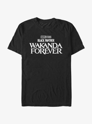 Marvel Black Panther Wakanda Forever Logo T-Shirt