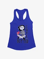 Coraline Cute As A Button Girls Tank Top