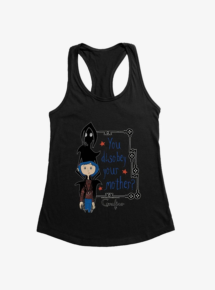 Coraline Disobey Mother Girls Tank
