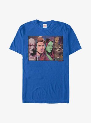Marvel Guardians Of The Galaxy Team Panels T-Shirt