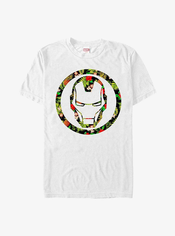 Marvel Iron Man Floral T-Shirt