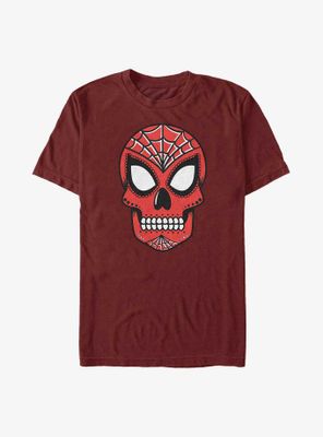 Marvel Spider Man Sugar Skull T-Shirt