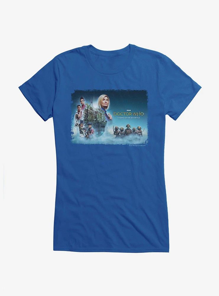 Doctor Who The Thirteenth Legend Of Sea Devils  Girls T-Shirt