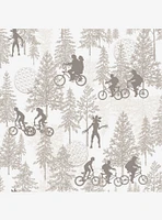 Stranger Things Hawkins Woods Peel & Stick Wallpaper Light