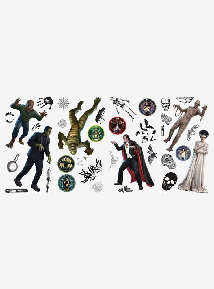 Universal Monsters Classic Monsters Peel & Stick Wall Decals