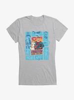 DC League of Super-Pets Tighten Your Collars Comic Style Girls T-Shirt