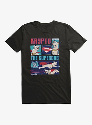 DC League Of Super-Pets Krypto The Superdog Comic Style T-Shirt