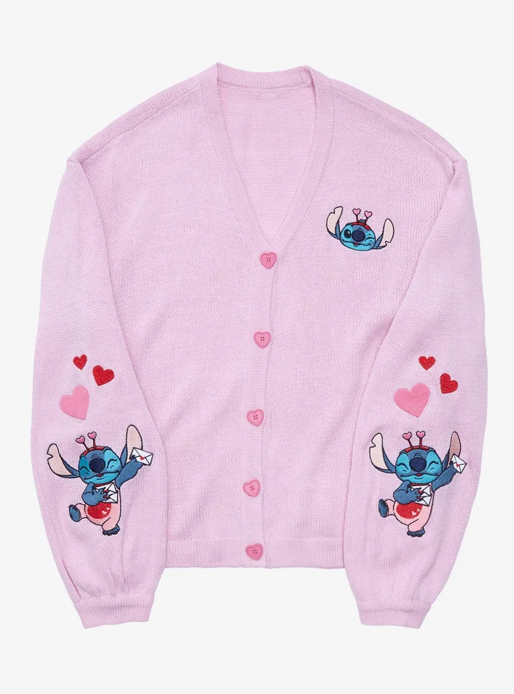 Her Universe Disney Lilo & Stitch Lovebug Girls Skimmer Cardigan