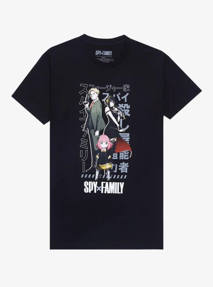 Spy x Family Yor Forger Crew Neck Short Sleeve Men's Black T-shirt-XXL