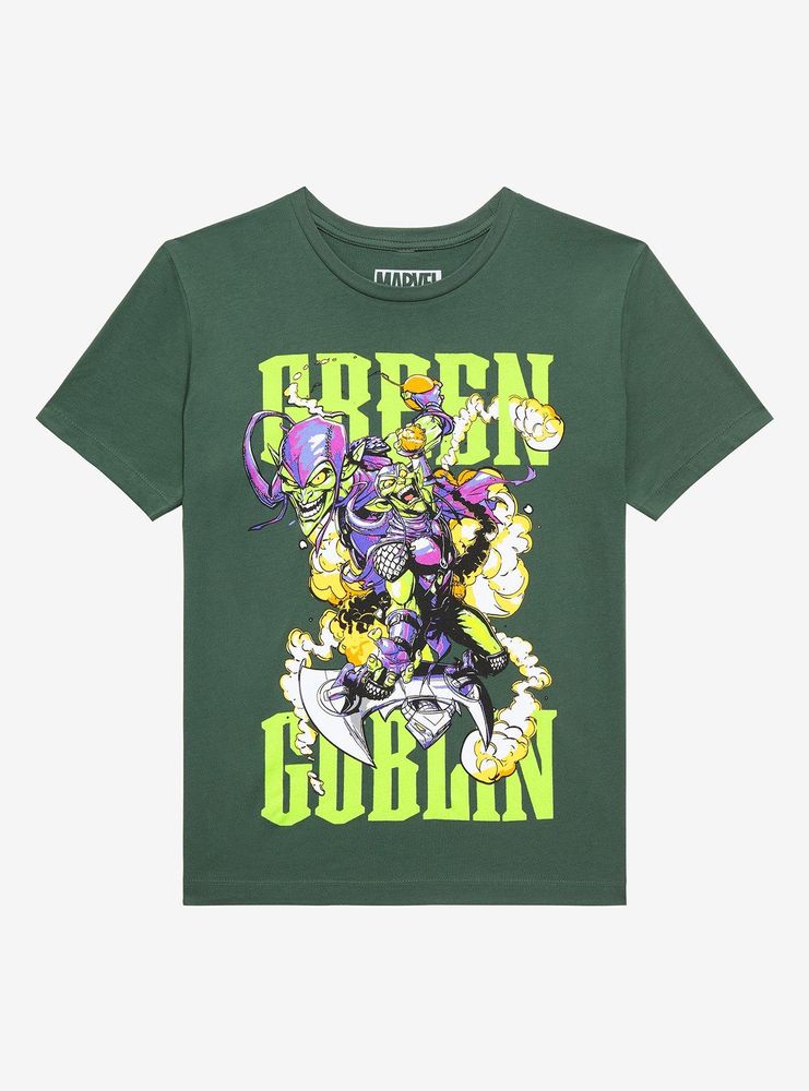 Marvel Spider-Man Green Goblin Portrait T-Shirt - BoxLunch Exclusive