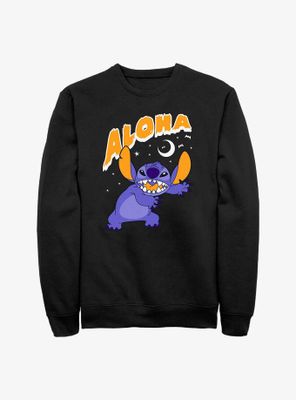 Disney Lilo & Stitch Aloha Scary Moon Sweatshirt