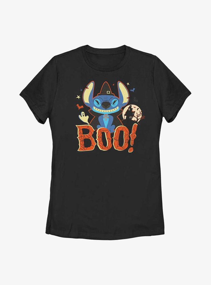 Disney Lilo & Stitch Boo! Womens T-Shirt