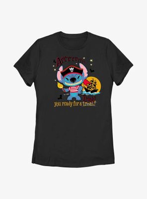Disney Lilo & Stitch Pirate Womens T-Shirt