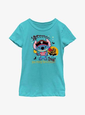 Disney Lilo & Stitch Pirate Youth Girls T-Shirt