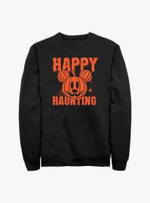 Disney Mickey Mouse Happy Haunting Pumpkin Sweatshirt
