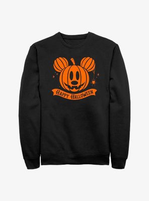 Disney Mickey Mouse Pumpkin Head Sweatshirt