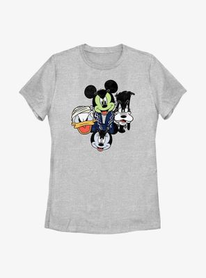 Disney Mickey Mouse & Friends Halloween Heads Womens T-Shirt