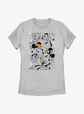 Disney Mickey Mouse & Friends Happiest Halloween Womens T-Shirt