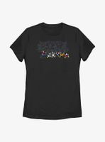 Disney Mickey Mouse & Friends Happy Haunting Shadows Womens T-Shirt