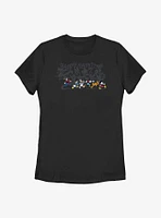 Disney Mickey Mouse & Friends Happy Haunting Shadows Womens T-Shirt