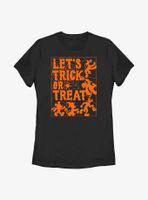 Disney Mickey Mouse Let's Trick Or Treat Womens T-Shirt