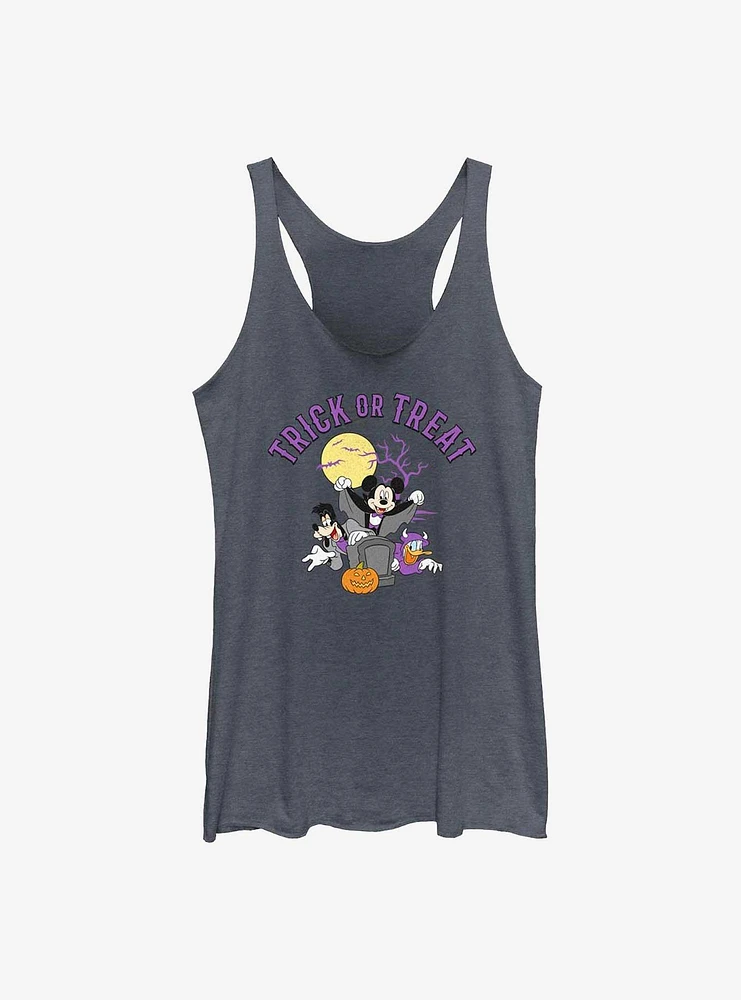 Disney Mickey Mouse & Friends Trick Or Treat Womens Tank Top