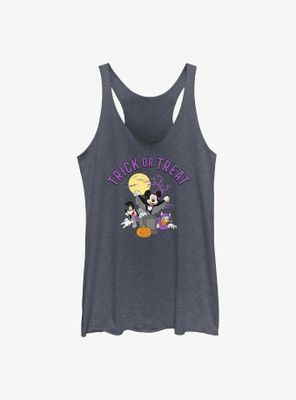Disney Mickey Mouse & Friends Trick Or Treat Womens Tank Top