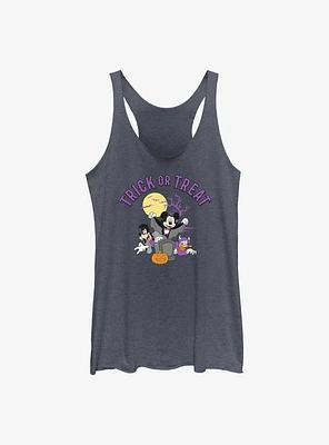Disney Mickey Mouse & Friends Trick Or Treat Womens Tank Top