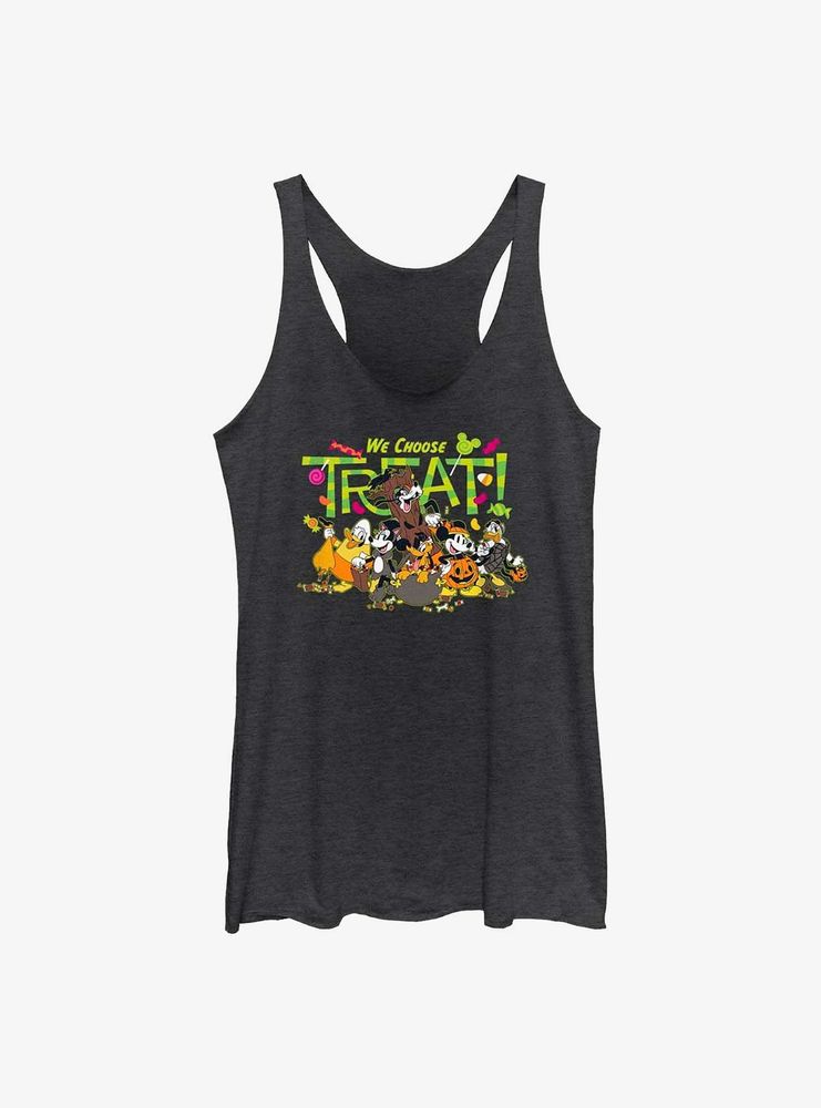 Disney Mickey Mouse & Friends We Choose Treat Womens Tank Top