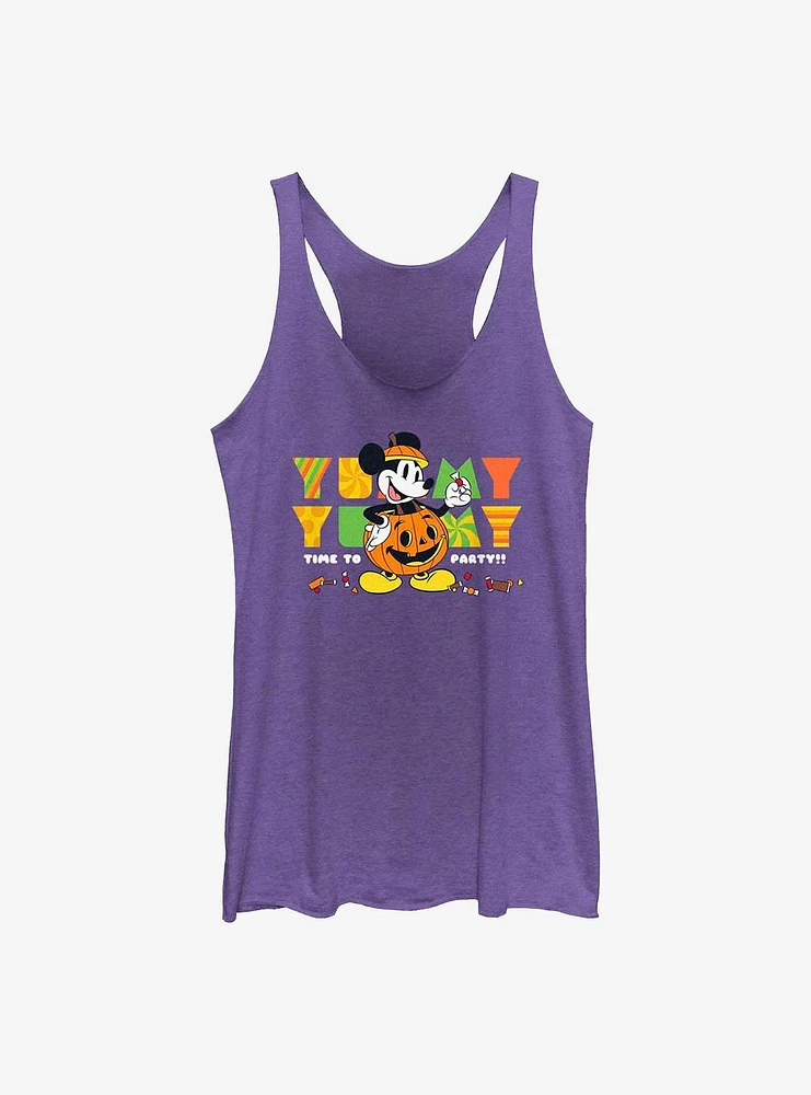 Disney Mickey Mouse Yummy Candy Party Womens Tank Top