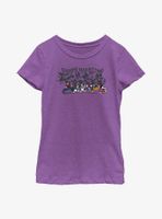 Disney Mickey Mouse & Friends Happy Haunting Shadows Youth Girls T-Shirt