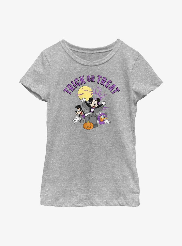 Disney Mickey Mouse & Friends Trick Or Treat Youth Girls T-Shirt