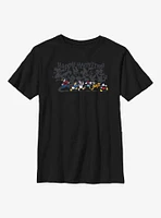 Disney Mickey Mouse & Friends Happy Haunting Shadows Youth T-Shirt