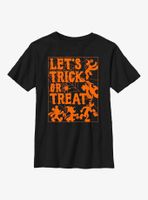 Disney Mickey Mouse Let's Trick Or Treat Youth T-Shirt