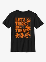 Disney Mickey Mouse Let's Trick Or Treat Youth T-Shirt