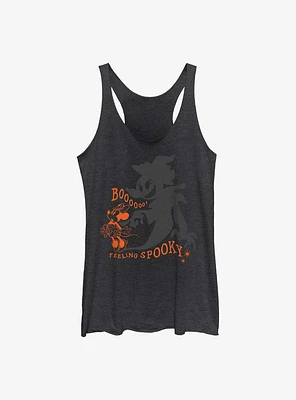 Disney Minnie Mouse Feeling Spooky Shadow Womens Tank Top