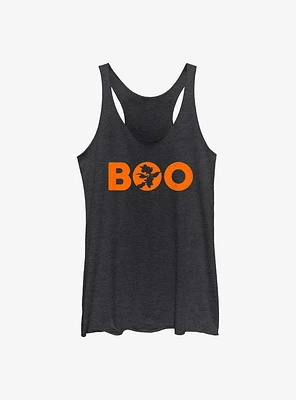 Disney Minnie Mouse Boo On A Broomstick Womens Tank Top