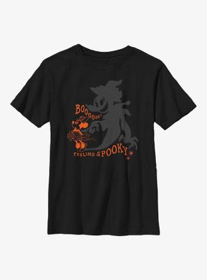 Disney Minnie Mouse Feeling Spooky Shadow Youth T-Shirt