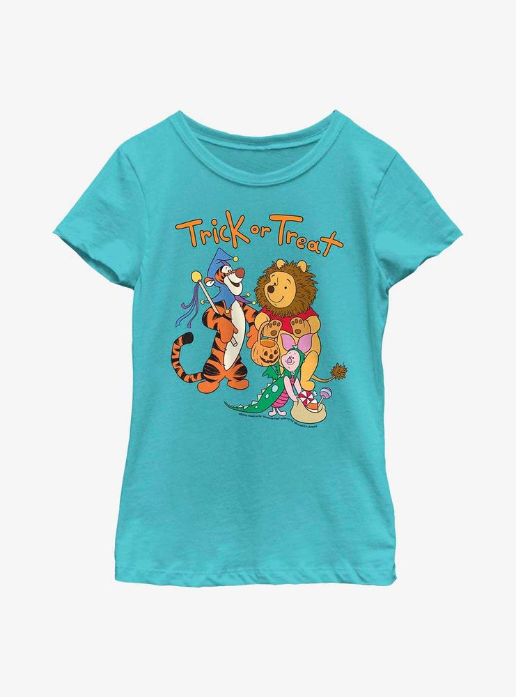 Disney Winnie The Pooh Trick Or Treat Youth Girls T-Shirt