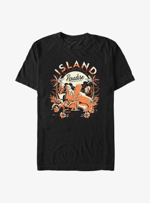 The Simpsons Island Paradise Family T-Shirt