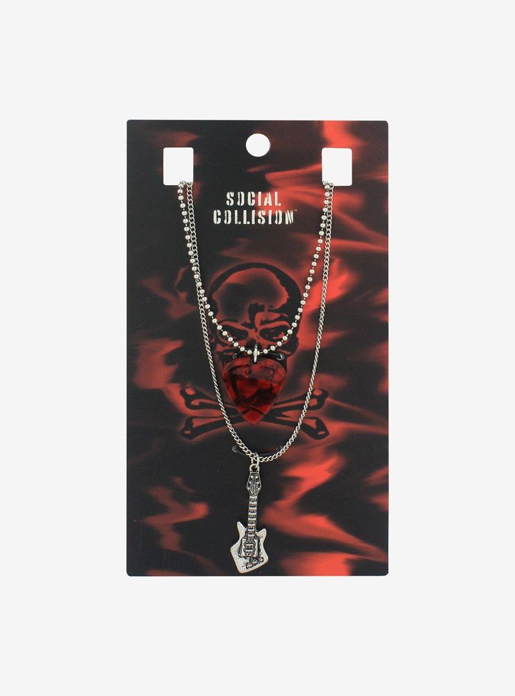 Hot Topic Grunge Heart Star Swirl Tattoo Necklace Set