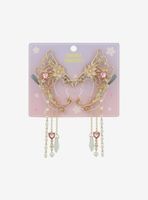 Sakura Heart Angel Wing Ear Cuff Set