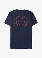 Disney Mickey Mouse Nurses Day Heartbeat T-Shirt