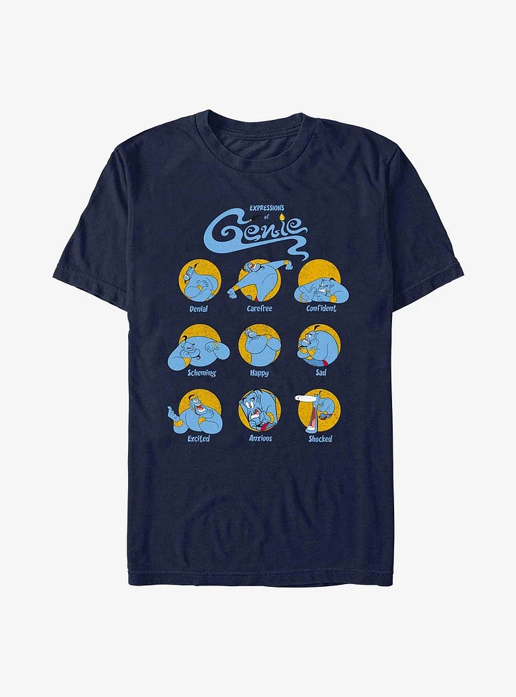 Disney Aladdin Expressions of Genie T-Shirt