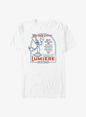 Disney Beauty and the Beast Lumiere Be Our Guest T-Shirt