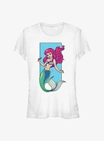 Disney The Little Mermaid Ariel Portrait Girls T-Shirt