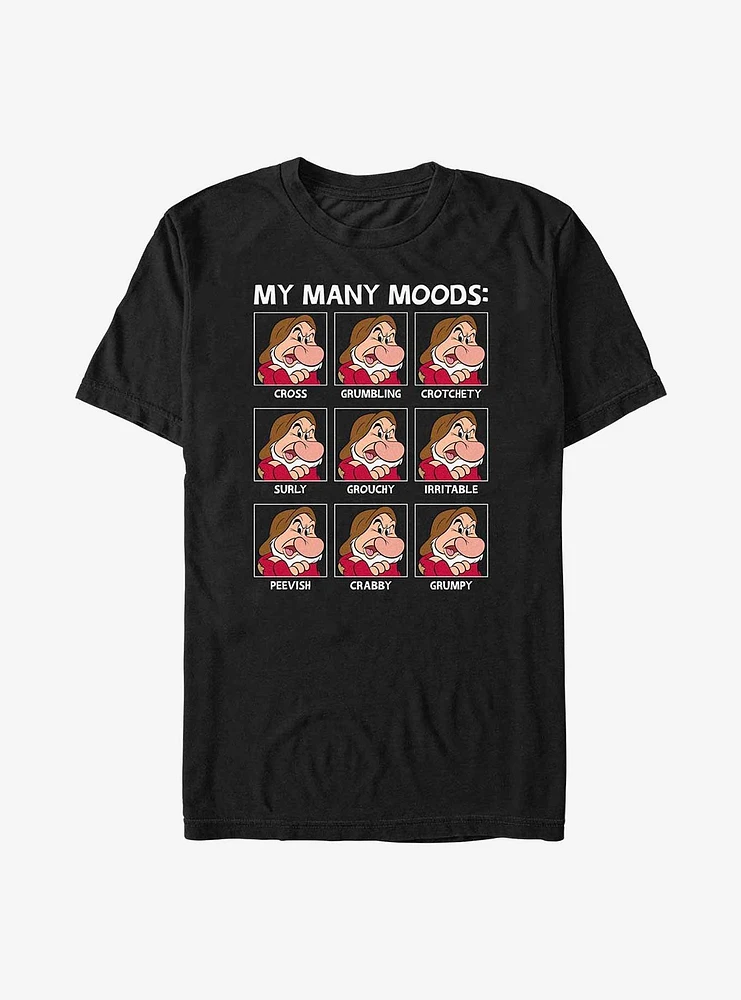 Disney Snow White and the Seven Dwarfs Grumpy Moods T-Shirt