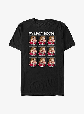 Disney Snow White and the Seven Dwarfs Grumpy Moods T-Shirt