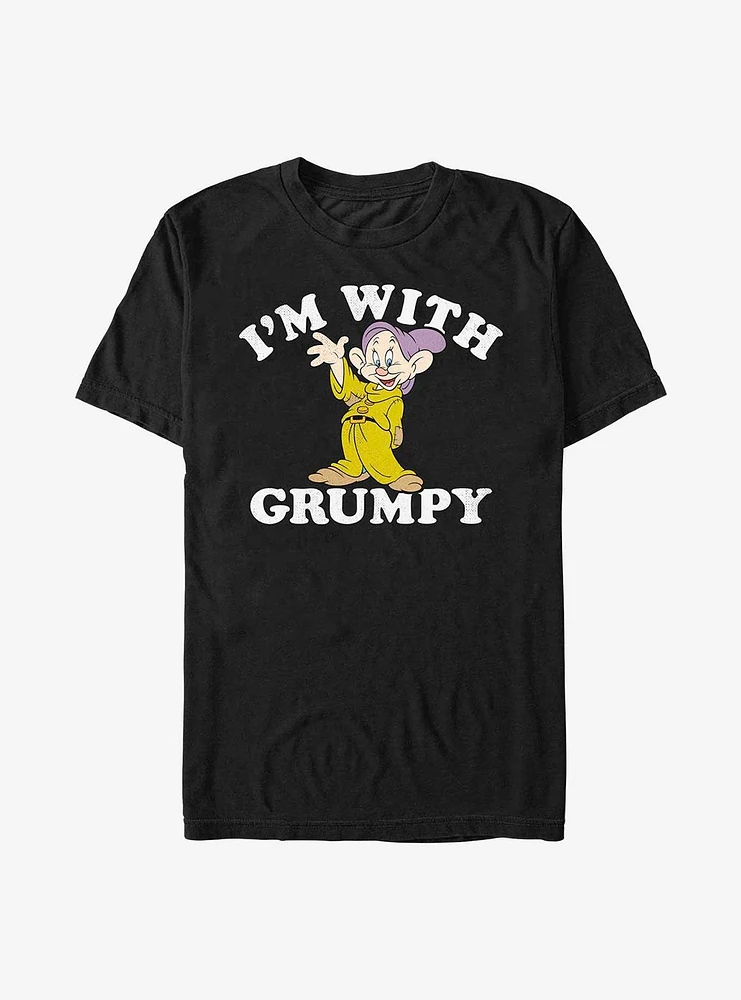 Disney Snow White and the Seven Dwarfs I'm With Grumpy T-Shirt